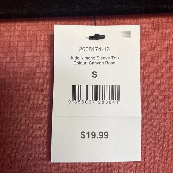 Rose wrap, crop top cotton on size small. - Picture 2 of 3